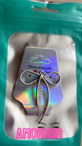 STERLING SILVER BOW NECKLACE